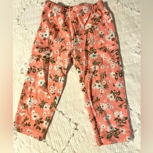 Carter’s baby girl floral stretch pants- size 12 months